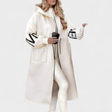 Ροσάνα | Κομψό Μαντό με Κουκούλα