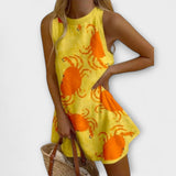 Orvienne – Μίνι φόρεμα με εκτύπωση καβουριών