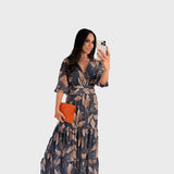 Φλοράλ Φόρεμα με Άνεση