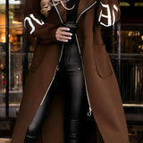 Ροσάνα | Κομψό Μαντό με Κουκούλα