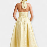 Μίντι Φόρεμα με Ανοιχτή Πλάτη και Κορσέ Σχεδίαση