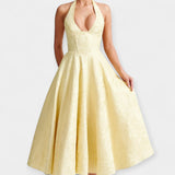 Μίντι Φόρεμα με Ανοιχτή Πλάτη και Κορσέ Σχεδίαση