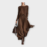 Πλεκτό σετ με αέρινη κομψότητα