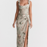 Ιβέλλε | Φόρεμα με Κόψιμο και Σκίσιμο