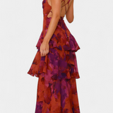 Domenica | Φόρεμα από σιφόν με V λαιμόκοψη