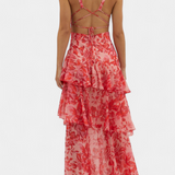 Domenica | Φόρεμα από σιφόν με V λαιμόκοψη