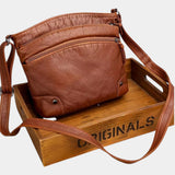 Φρέγια - Δερμάτινη Τσάντα Ώμου