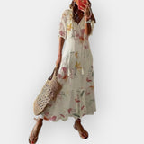 Μάξι Φόρεμα με Μποέμ Στυλ