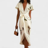 Amira | Κομψό Φόρεμα Περιτυλίγματος