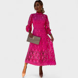 Άμι | Κομψό Φόρεμα Δαντέλας