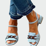 Πέδιλα με λεπτομέρεια αλυσίδας