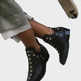 Μποτάκι με καρφιά και μυτερή μύτη