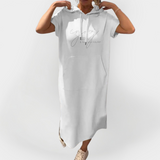 Καθημερινό Φόρεμα με Κουκούλα