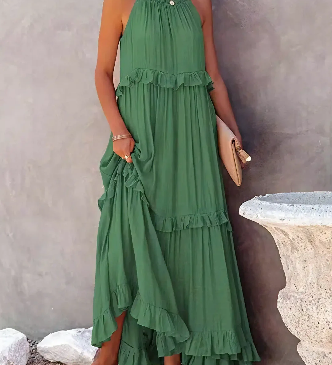 Mareike – Μάξι φόρεμα με βολάν