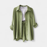 Δίχρωμο Καλοκαιρινό Σετ Τοπ και Σορτς