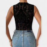 Σέξι Κορμάκι Κροκέ από Υφασμα