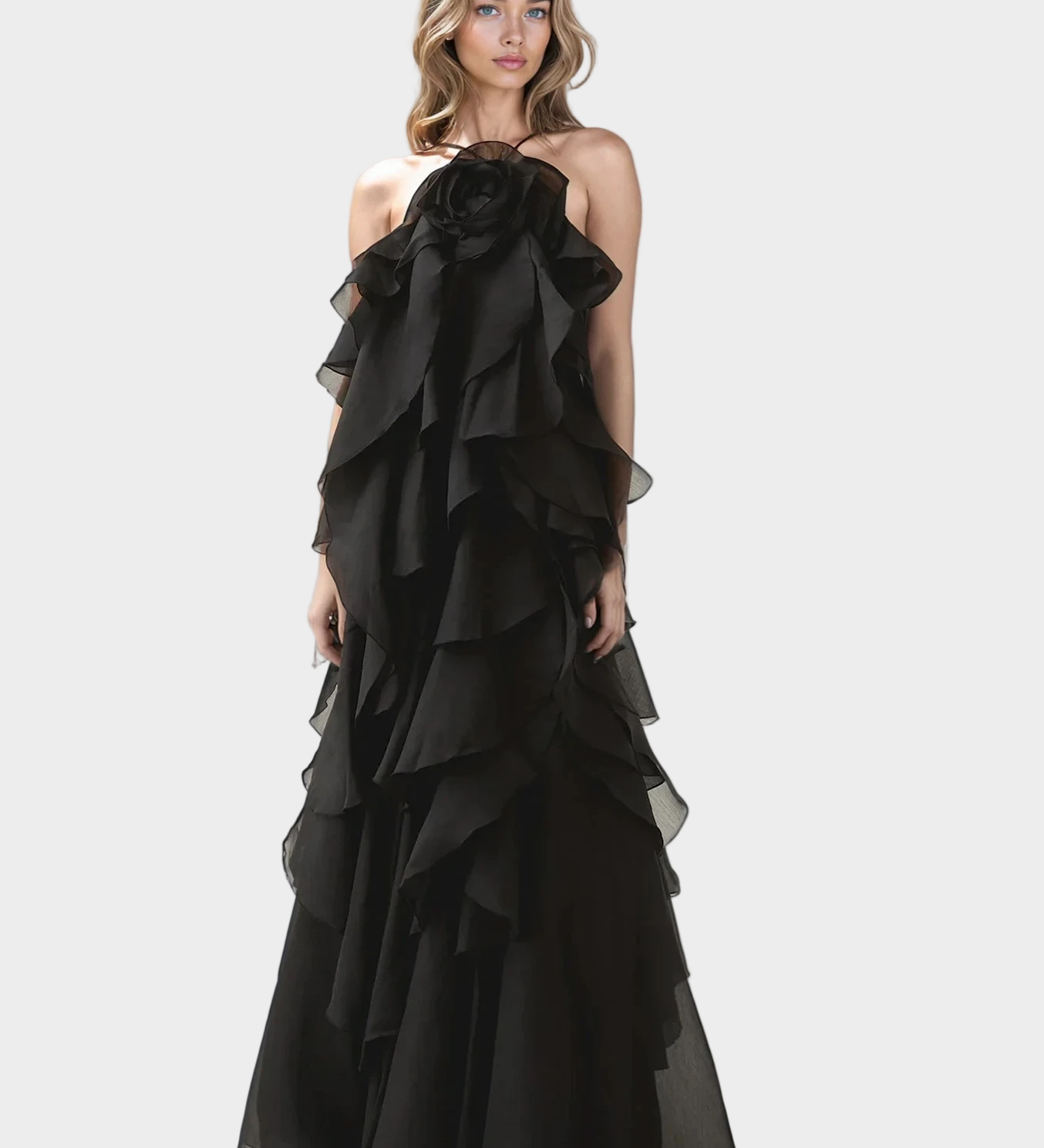 Μάξι Φόρεμα με Ρομαντική Αίσθηση και Αριστοκρατικό Στυλ