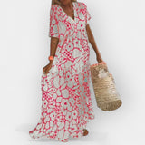 Αέρινο Καλοκαιρινό Φόρεμα με Σχέδιο