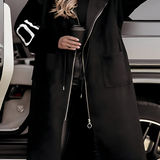 Ροσάνα | Κομψό Μαντό με Κουκούλα