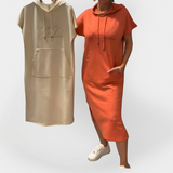 Καθημερινό Φόρεμα με Κουκούλα