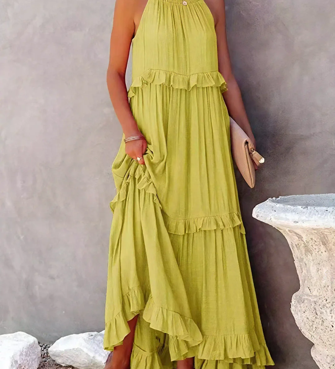 Mareike – Μάξι φόρεμα με βολάν