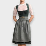 Φόρεμα Midi Dirndl που αγκαλιάζει τη σιλουέτα | Ρούχο Oktoberfest