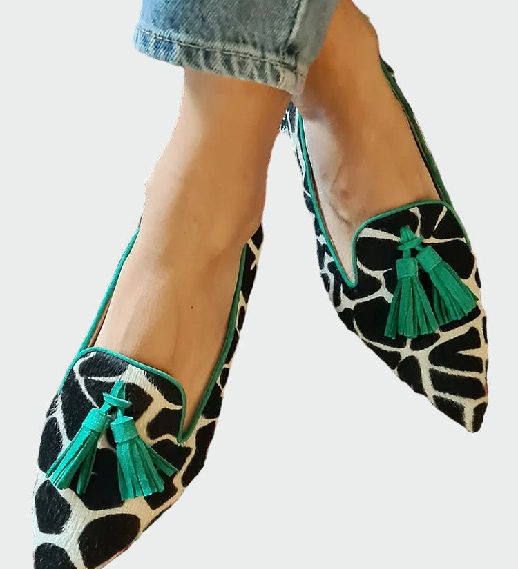 Μοκασίνι με μυτερή μύτη