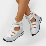 Κομψό Ελαφρύ Σανδάλι με Τακούνι και Πλαϊνό Φερμουάρ