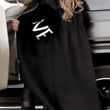 Ροσάνα | Κομψό Μαντό με Κουκούλα