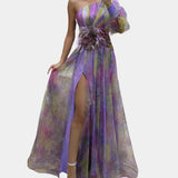 Ρομαντικό Φόρεμα με Άνοιγμα