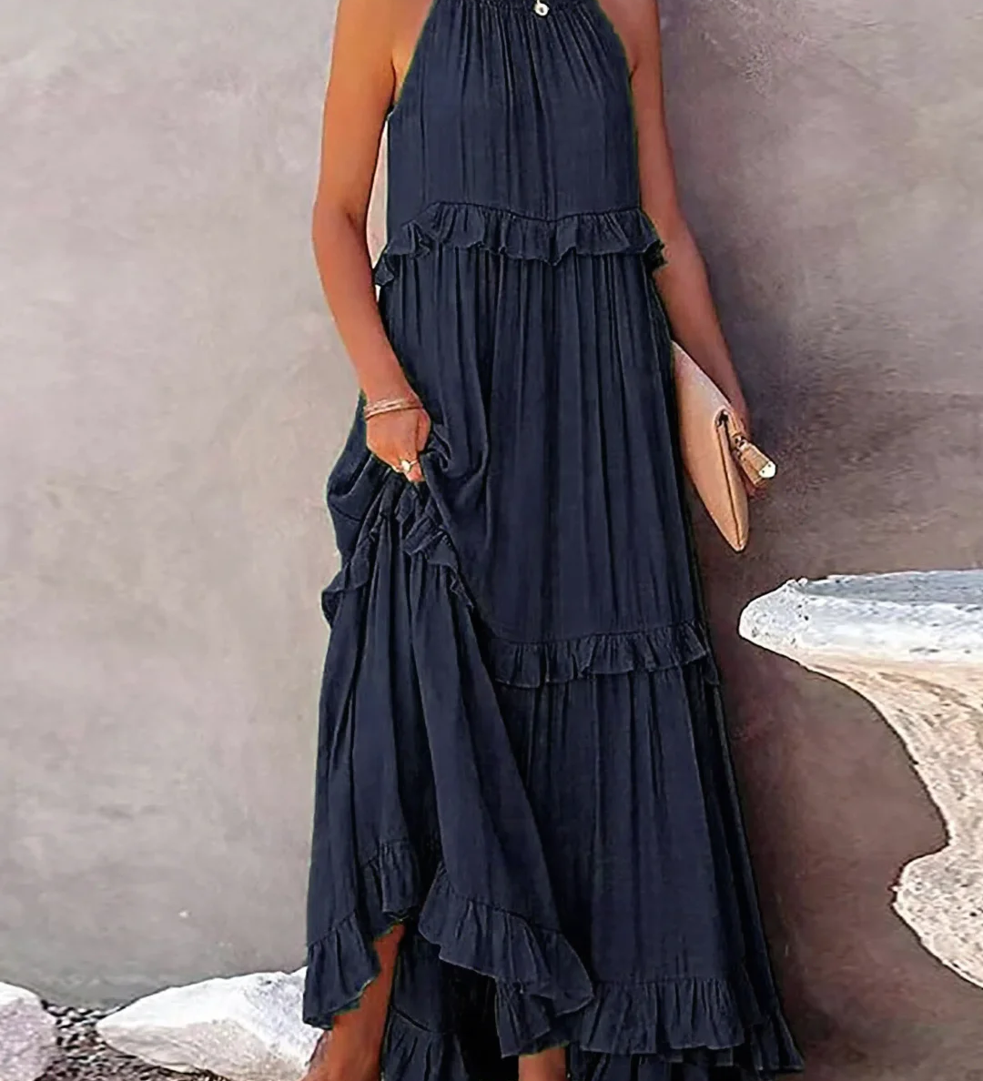 Mareike – Μάξι φόρεμα με βολάν