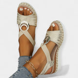 Ρωμαϊκά Σανδάλια με Πλέξη