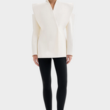 Γλυπτό σακάκι με τονισμένους ώμους