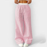 Ριγέ Φαρδύ Παντελόνι