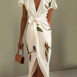 Amira | Κομψό Φόρεμα Περιτυλίγματος