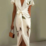 Amira | Κομψό Φόρεμα Περιτυλίγματος