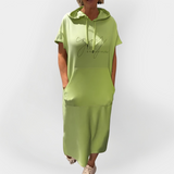 Καθημερινό Φόρεμα με Κουκούλα