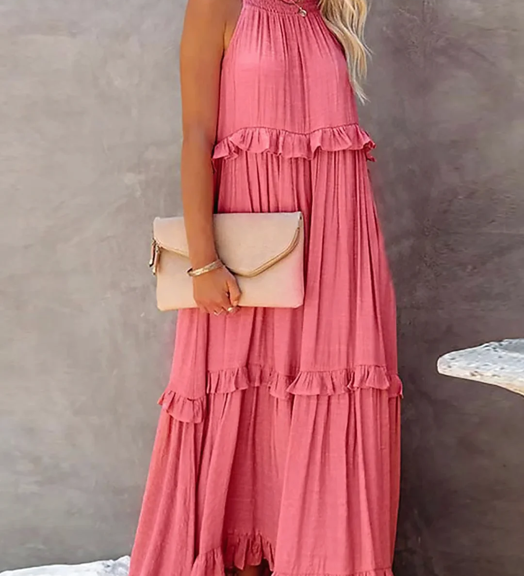 Mareike – Μάξι φόρεμα με βολάν