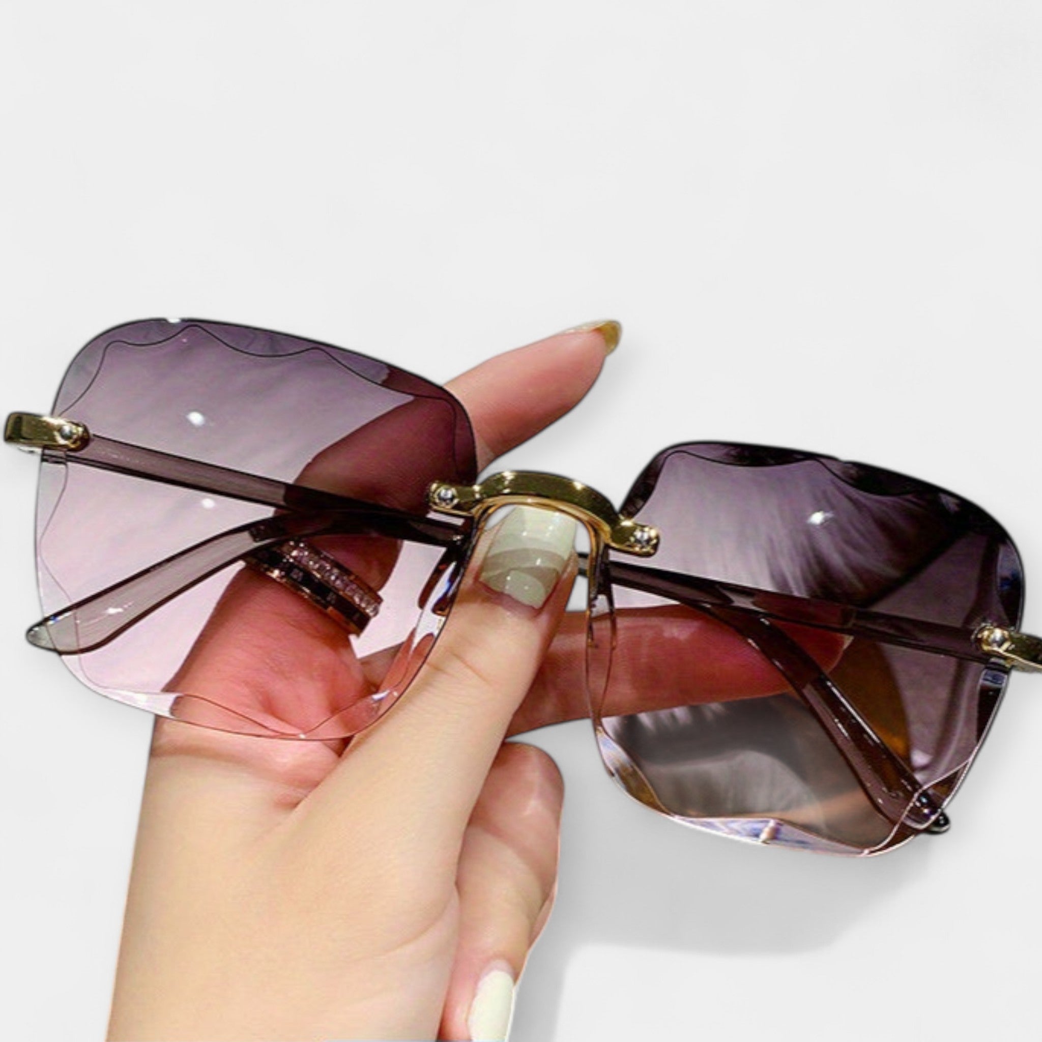 Κλασικά Ρετρό Γυαλιά Χωρίς Πλαίσιο