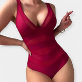 Ολόσωμο Μαγιό με Διαφάνειες