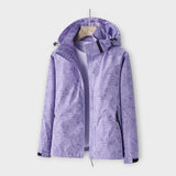 Μοντέρνο Αδιάβροχο Μπουφάν με Κουκούλα