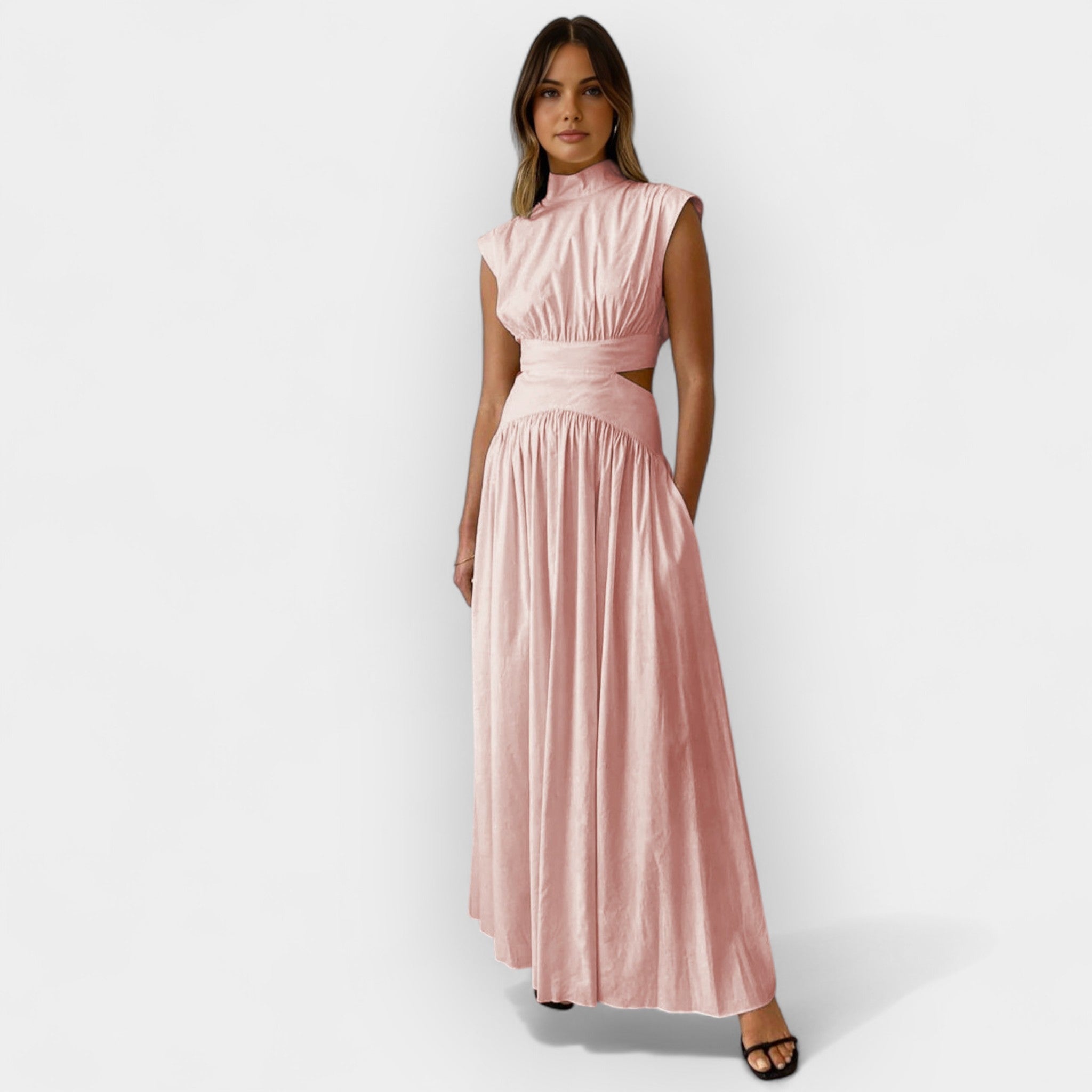 Στυλάτο Φόρεμα με Κοψίματα