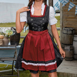 Βαυαρικό Dirndl Φόρεμα | Κλασική Γραμμή με Ποδιά | Oktoberfest