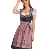 Βαυαρικό Φόρεμα Dirndl με Κοντό Μανίκι | Oktoberfest