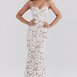 Evangeline | Κεντημένο μάξι φόρεμα