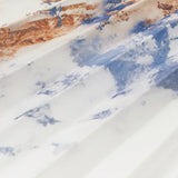 Μακρύ Φόρεμα με Φουσκωτά Μανίκια και V-Λαιμόκοψη