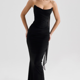 Σεραφίνα | Κόκκινος δαντελένιος κορσές