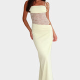 Μάξι Φόρεμα με Χαλαρή Ροή και Εκλεπτυσμένη Φινέτσα