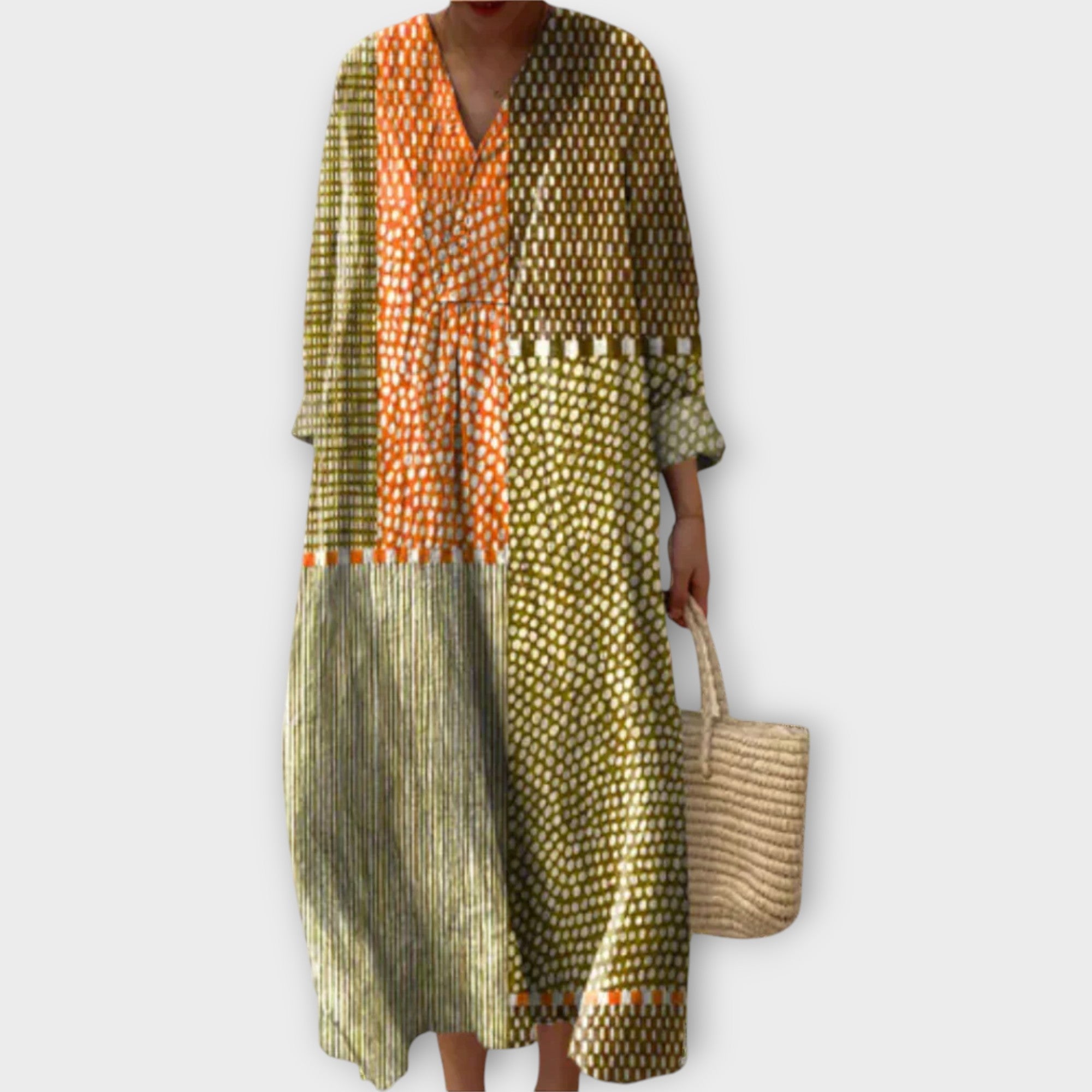 Άνετο Boho Φόρεμα