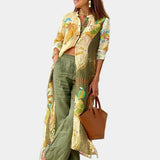 Κομψό Συντονισμένο Λινό Σετ με Μοντέρνα Απλότητα και Άνετη Ροή